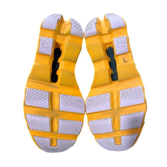 On Cloud Running Shoes Cloudmonster Fawn Turmeric Womens Size 8 - Picture 5 of 9